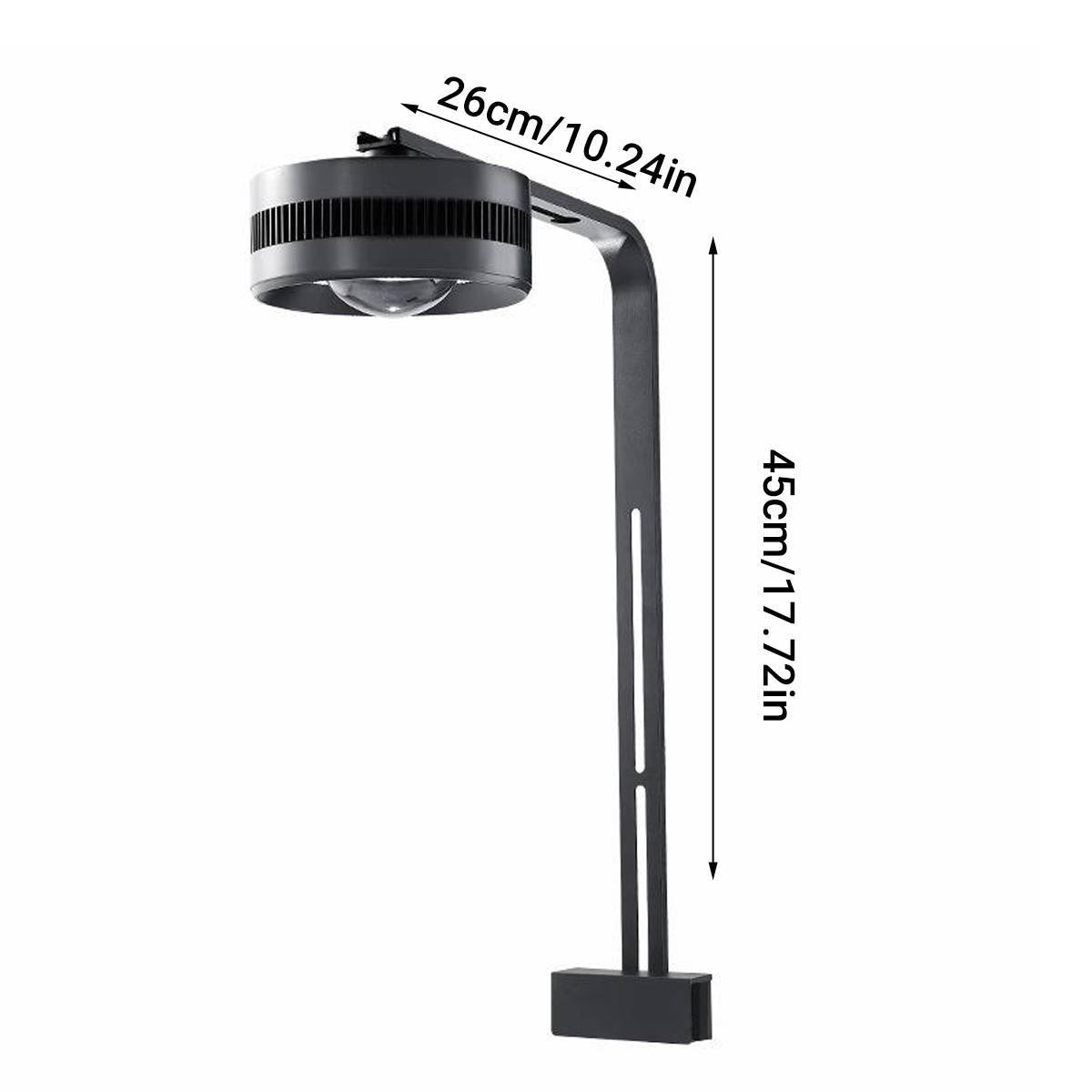 Yee LED Aquarium Light 35W Full Spectrum Clip-On Fish Tank Lamp