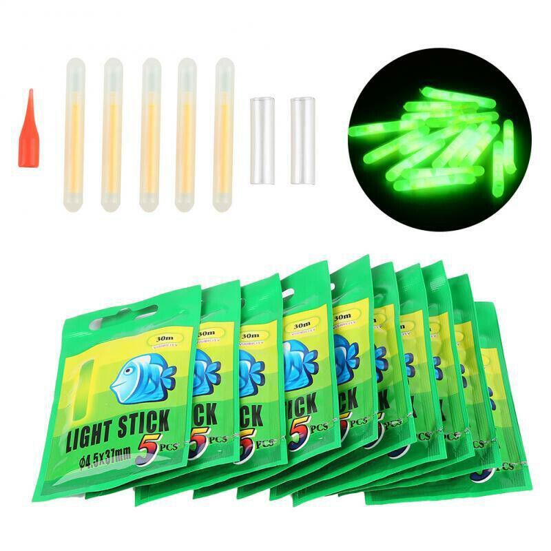 UP100x Chemical Light Fishing Fluorescent Glow Sticks Clip On the Rod Tip  Au