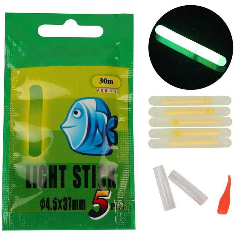 UP100x Chemical Light Fishing Fluorescent Glow Sticks Clip On the Rod Tip  Au