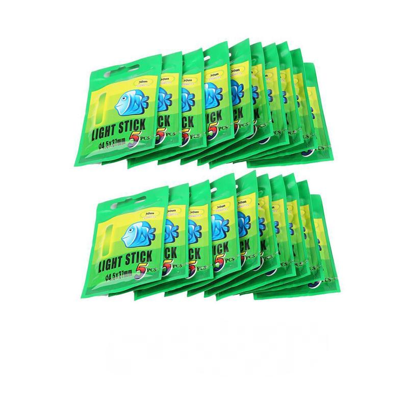UP100x Chemical Light Fishing Fluorescent Glow Sticks Clip On the Rod Tip  Au