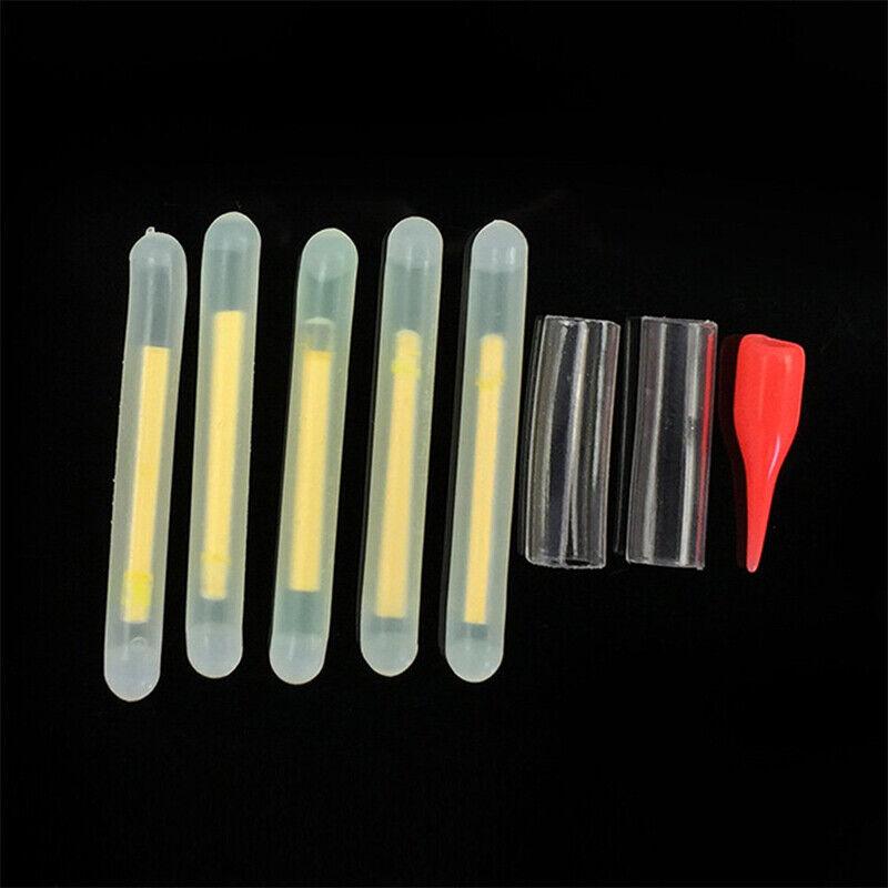 UP100x Chemical Light Fishing Fluorescent Glow Sticks Clip On the Rod Tip  Au