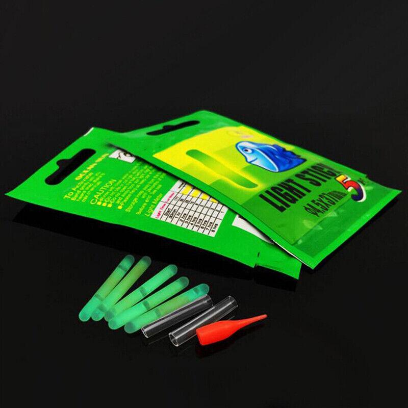 UP100x Chemical Light Fishing Fluorescent Glow Sticks Clip On the Rod Tip  Au