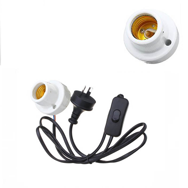 Reptile Ceramic Lamp Holder with AU Plug and Switch 1.5M Cord