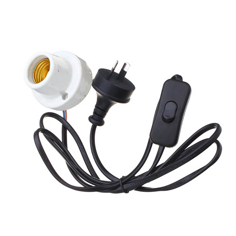 Reptile Ceramic Lamp Holder with AU Plug and Switch 1.5M Cord