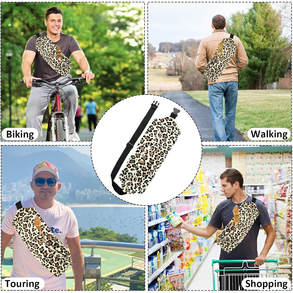 Plush Reptile Travel Bag With Strap For Small Pets And Lizards
