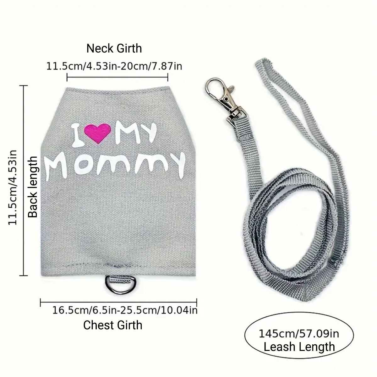 Lizard Harness And Leash Set With Luminous Print For Reptiles