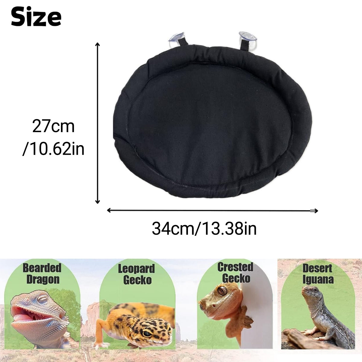 Canvas Pet Sleeping Mat Hammock With Suction Cups For Small Animals