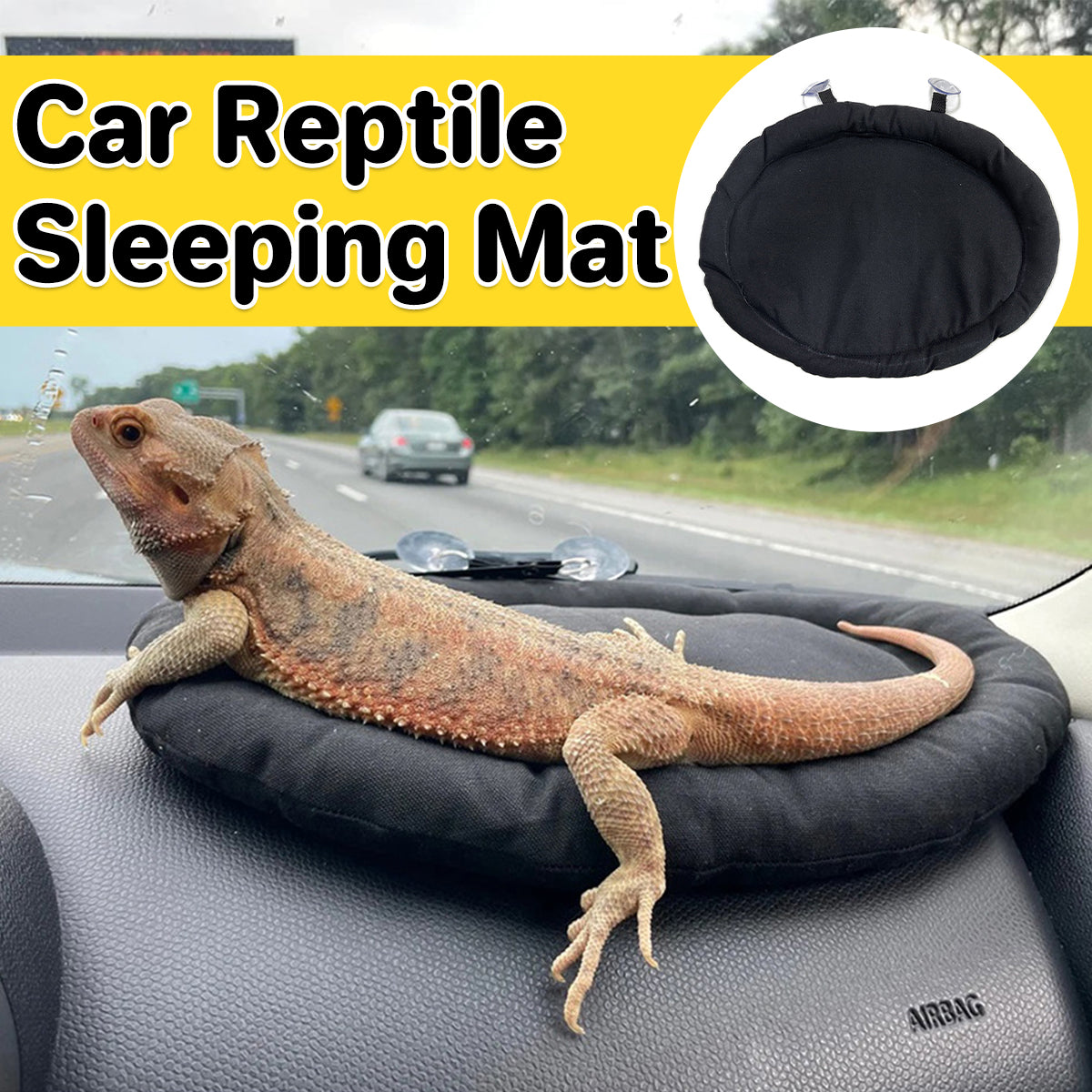 Canvas Pet Sleeping Mat Hammock With Suction Cups For Small Animals