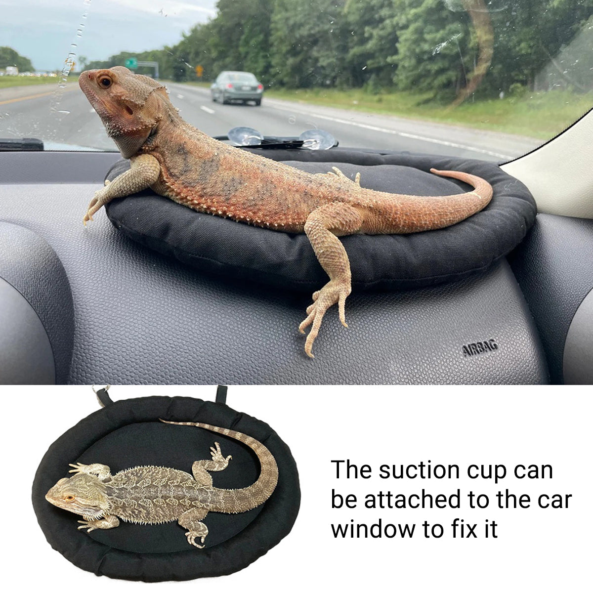Canvas Pet Sleeping Mat Hammock With Suction Cups For Small Animals