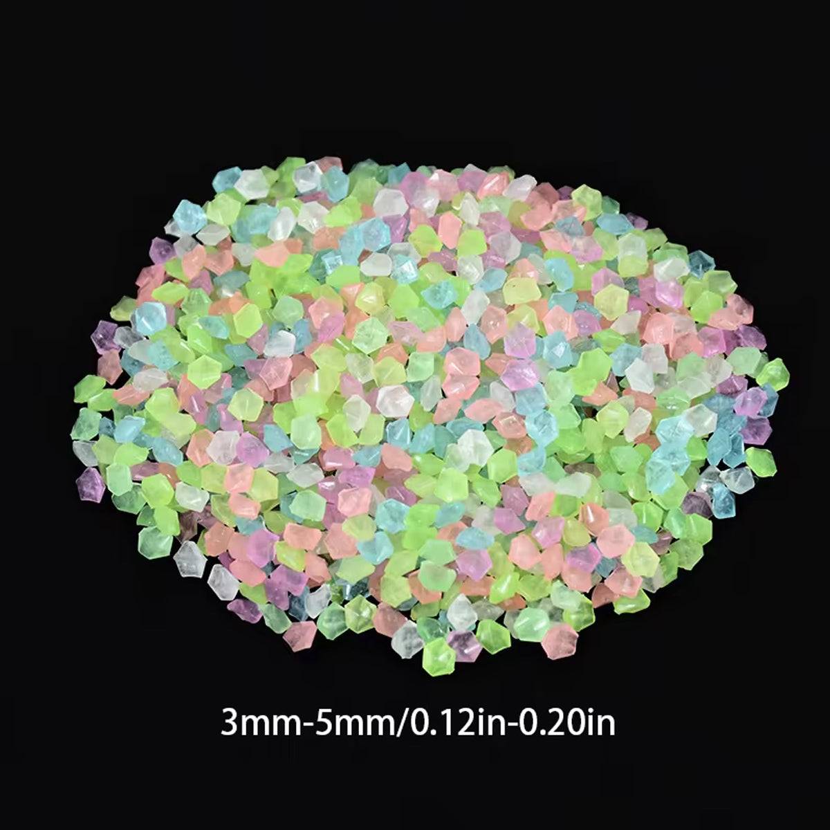Glow-in-the-Dark Aquarium Sand Luminous Resin Decorative Gravel