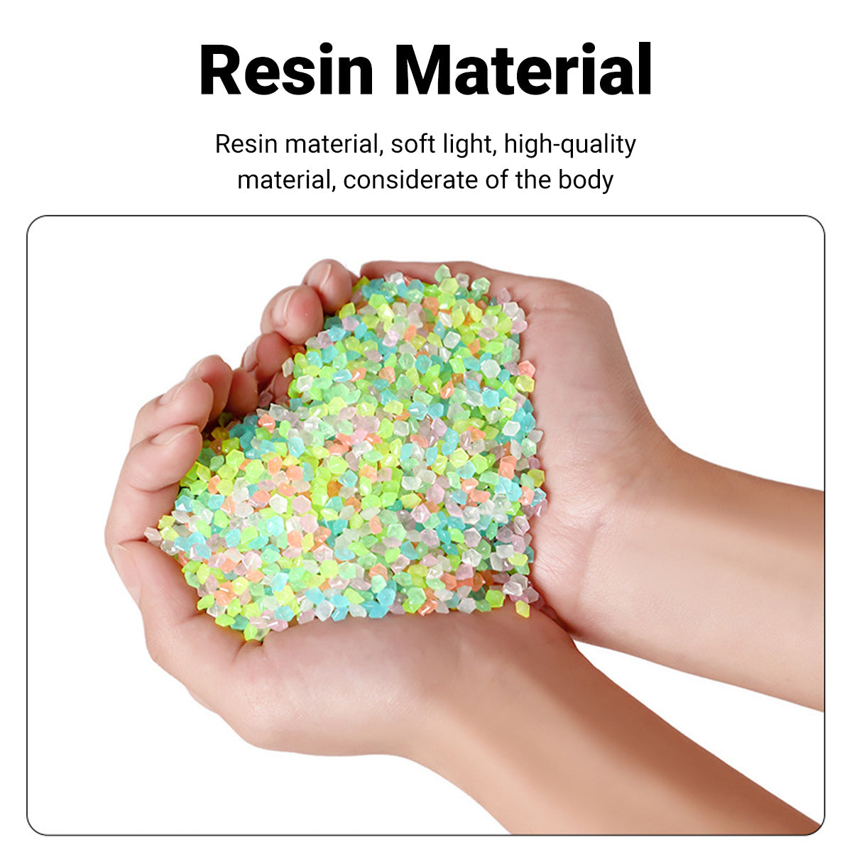 Glow-in-the-Dark Aquarium Sand Luminous Resin Decorative Gravel