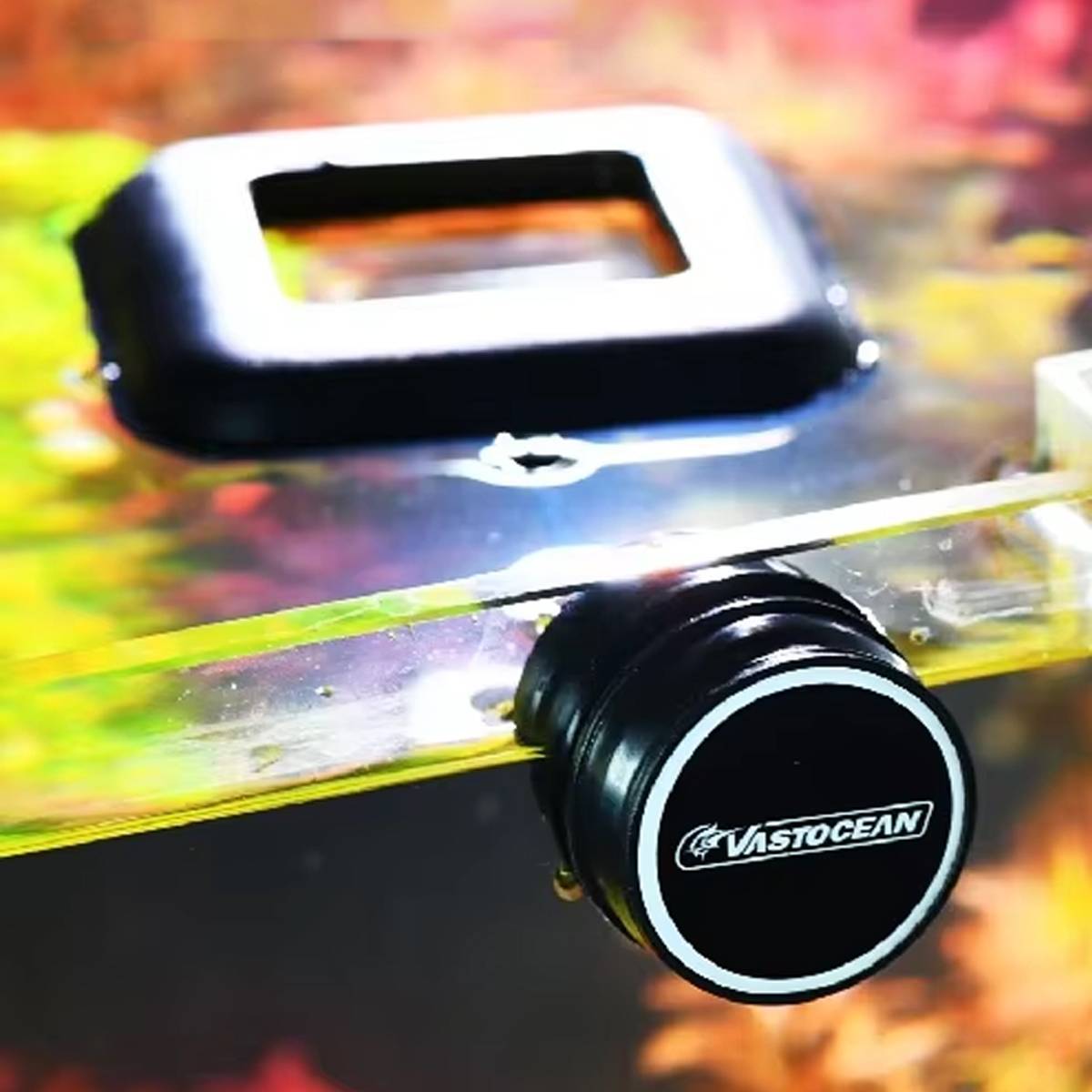 Magnetic aquarium feeding ring for fish food – product view 12