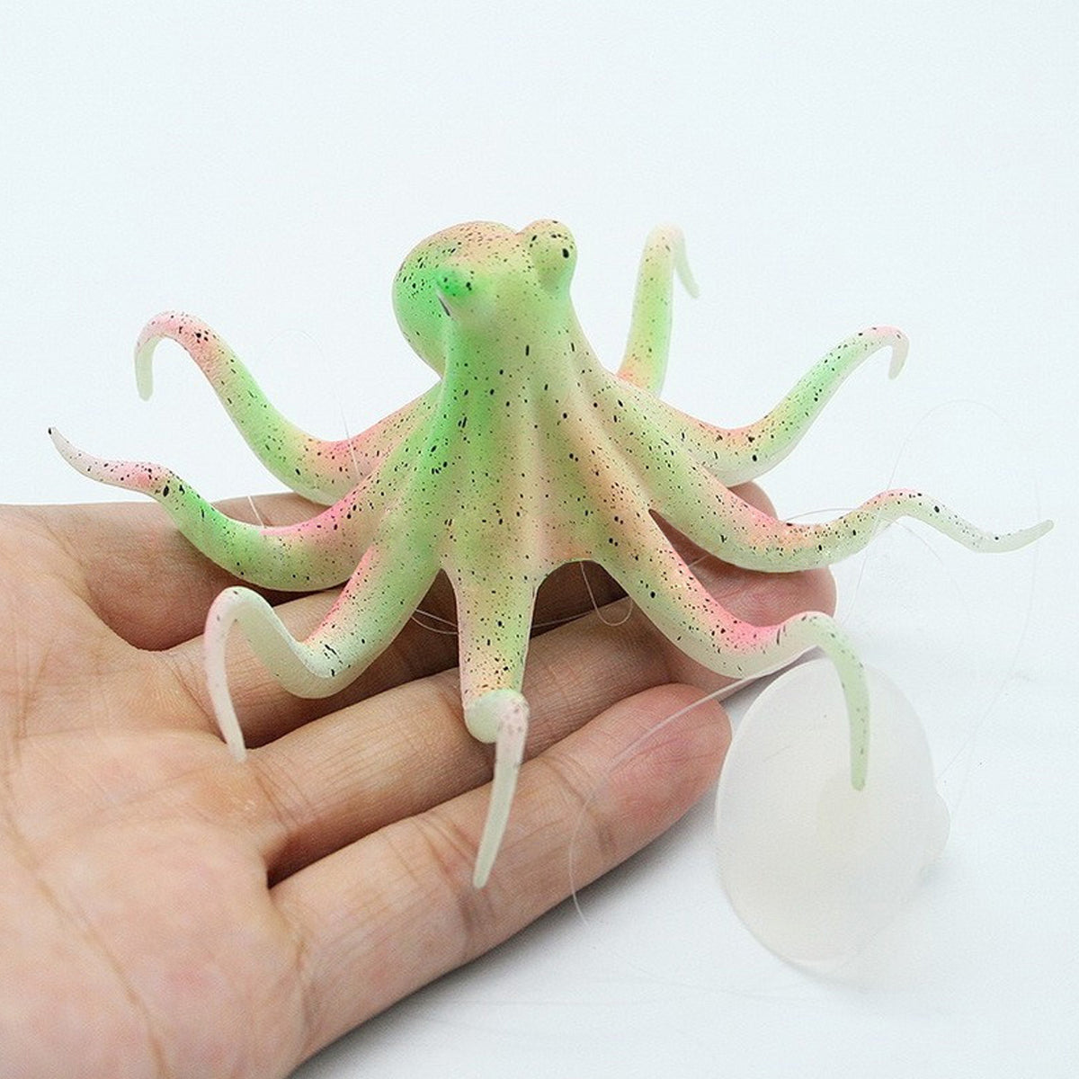 Glowing Simulation Octopus Aquarium Ornament Fluorescent Fish Tank Decoration