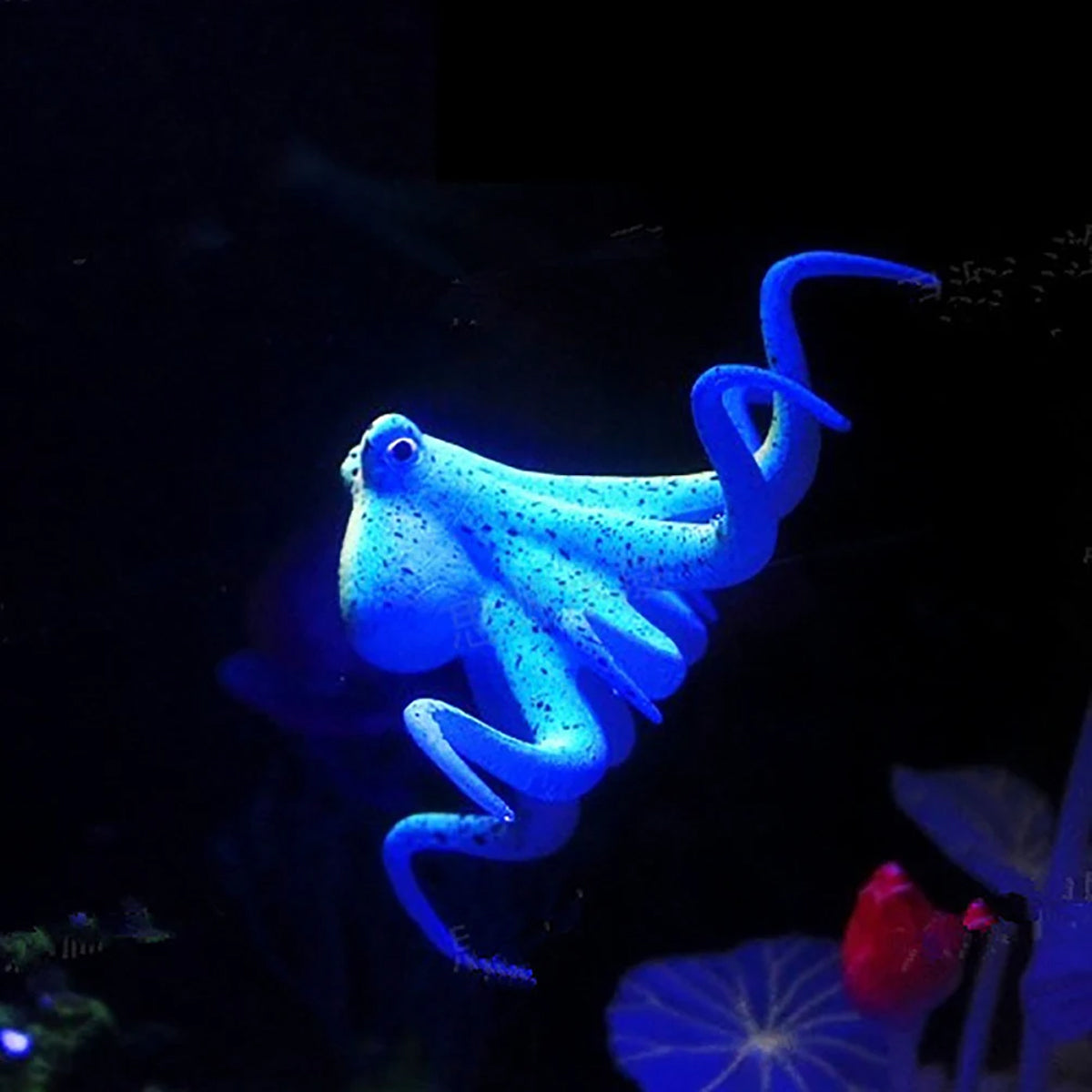 Glowing Simulation Octopus Aquarium Ornament Fluorescent Fish Tank Decoration