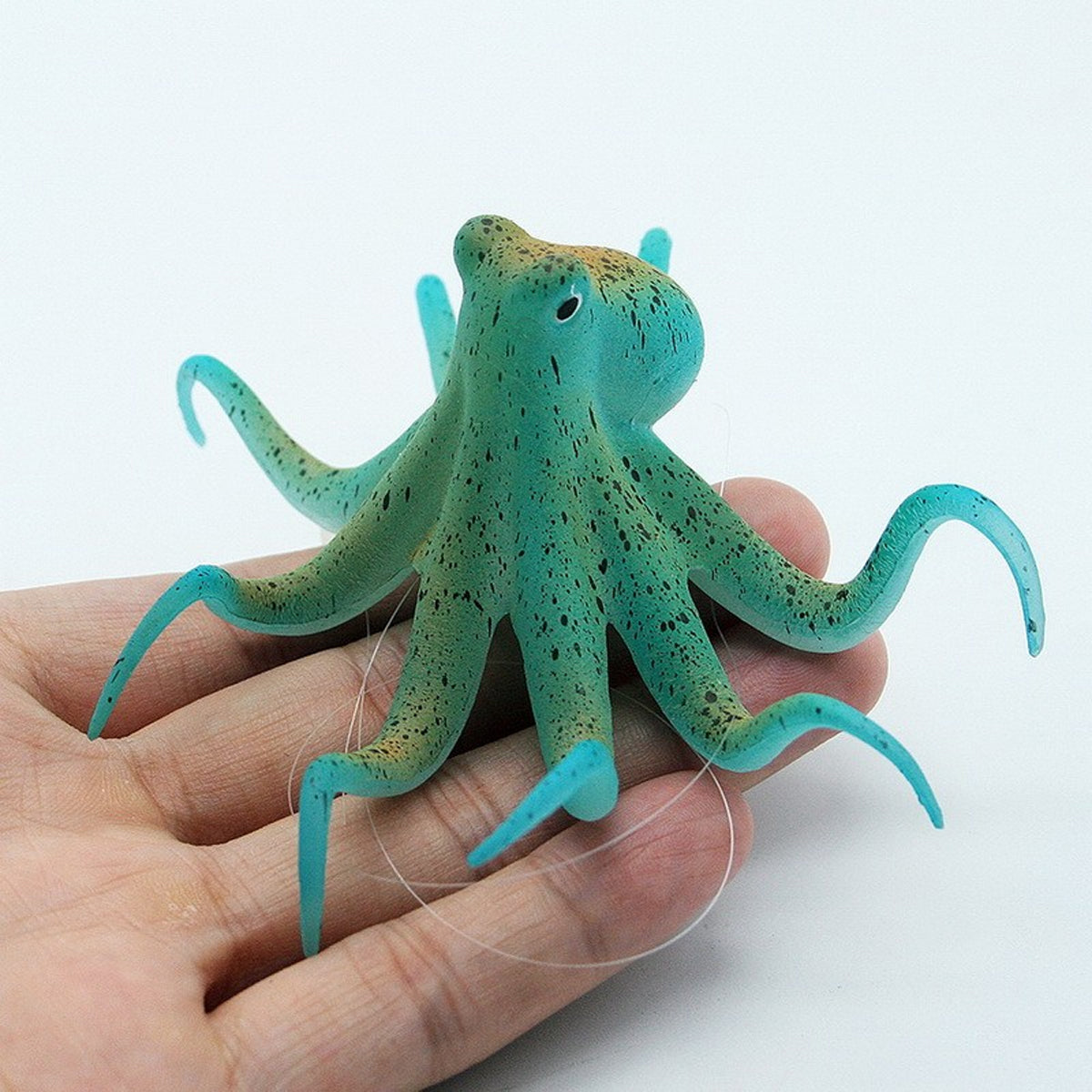 Glowing Simulation Octopus Aquarium Ornament Fluorescent Fish Tank Decoration