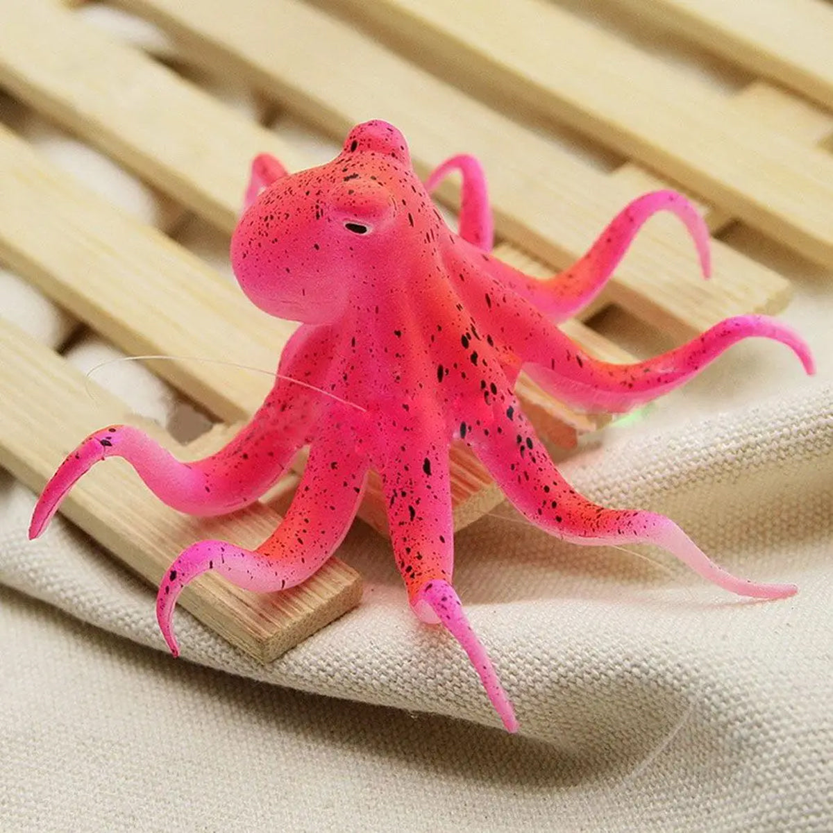 Glowing Simulation Octopus Aquarium Ornament Fluorescent Fish Tank Decoration