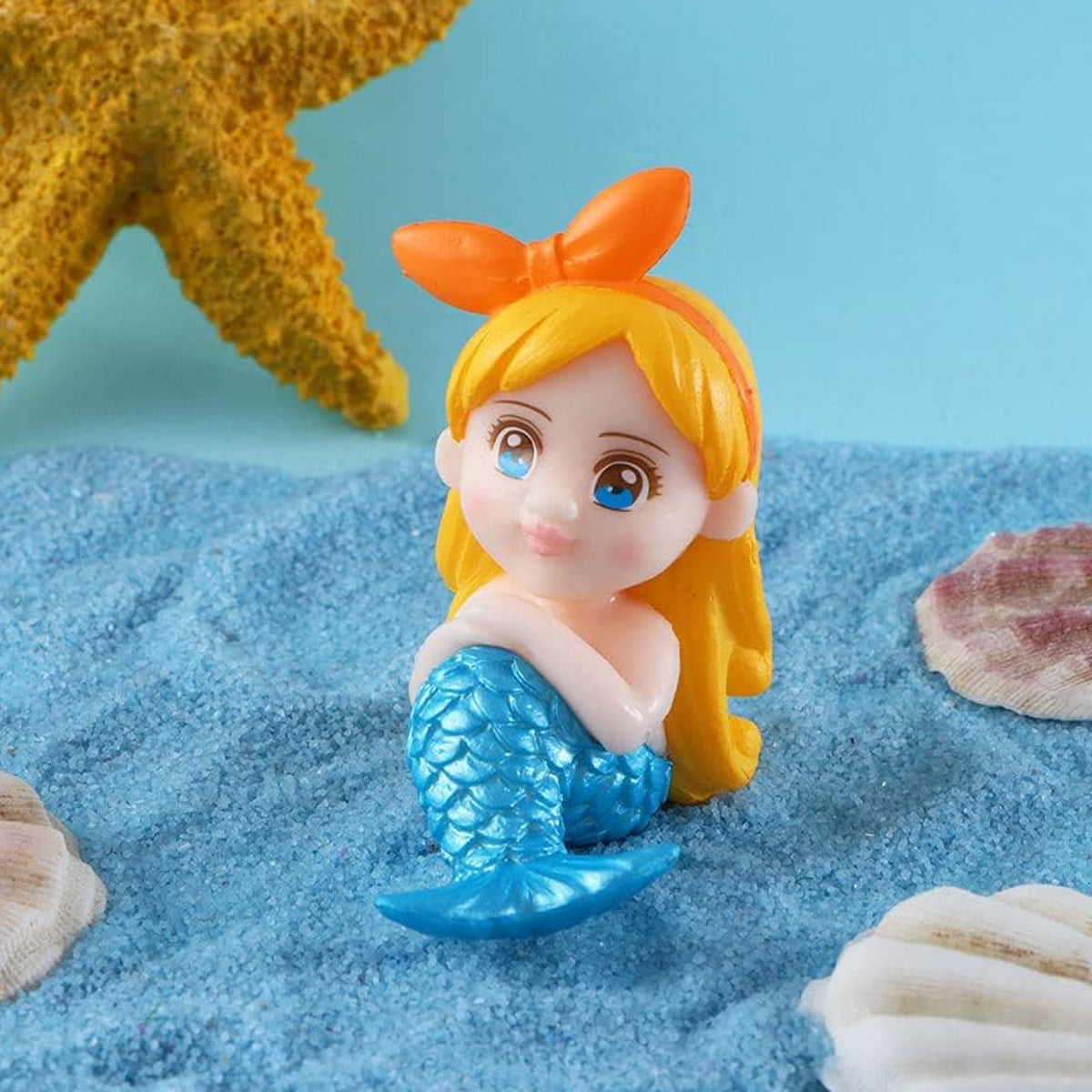 Mini Mermaid Figurine Set 8PCS