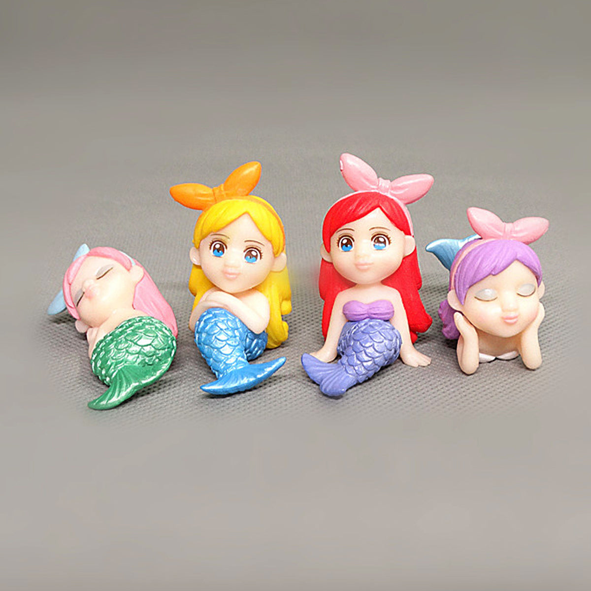 Mini Mermaid Figurine Set 8PCS