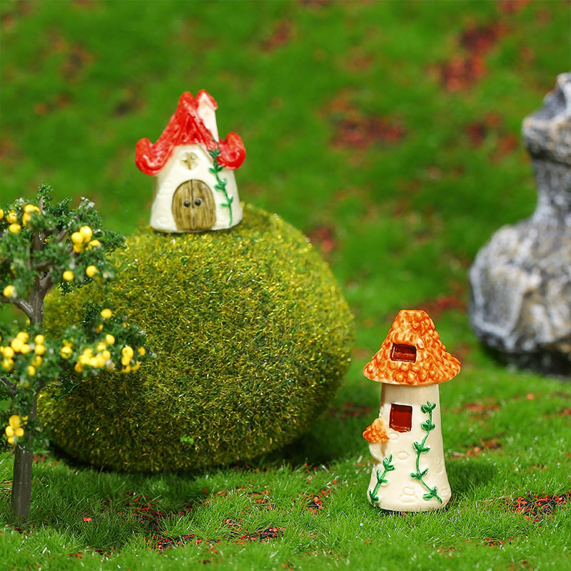 Mini Fairy Garden House Small Landscape Decoration