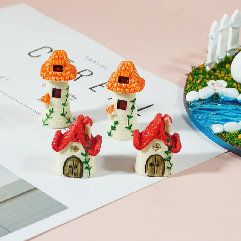 Mini Fairy Garden House Small Landscape Decoration