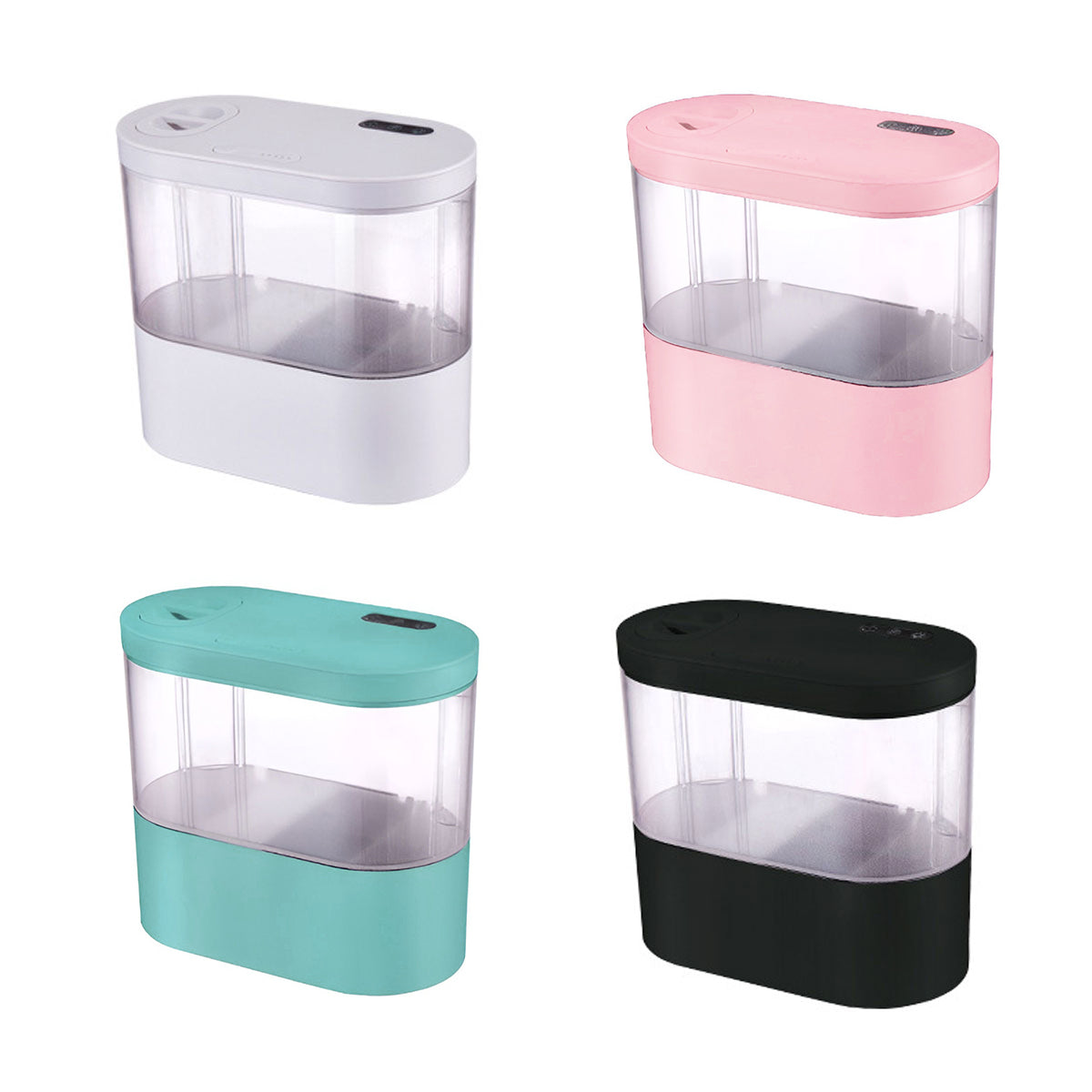 Mini Self-Circulating Desktop Fish Tank with LED & Filtration