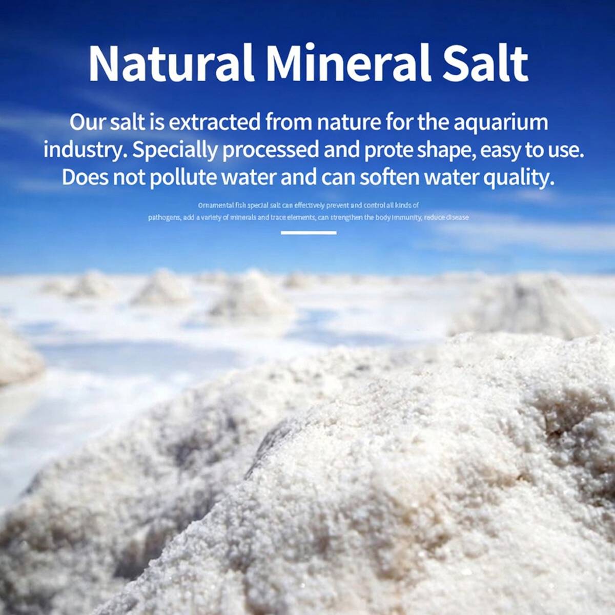 Aquarium fish salt 2-pack stress relief tonic – product view 6