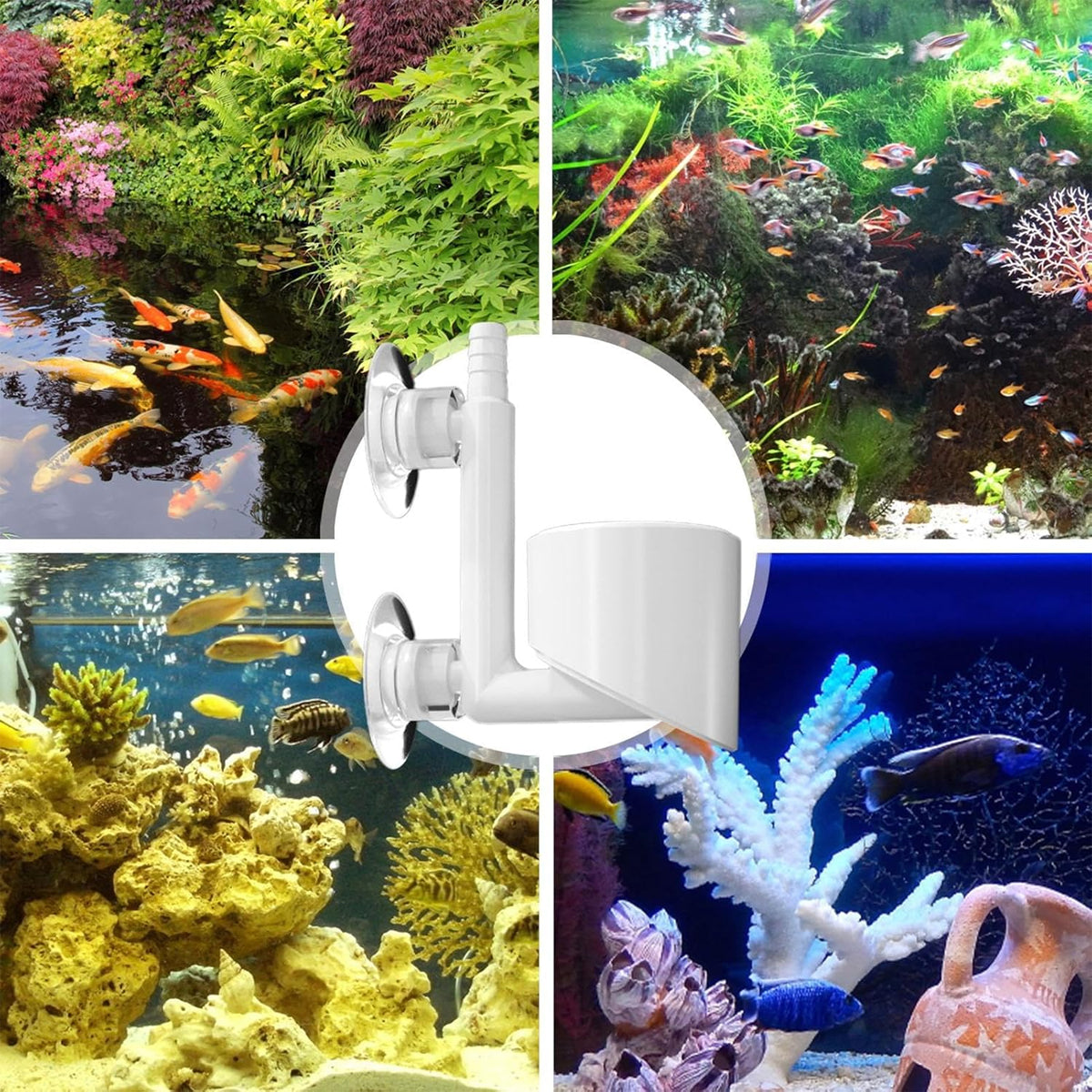 Aquarium Nano Bubble Plate Air Refiner for Fish Tanks