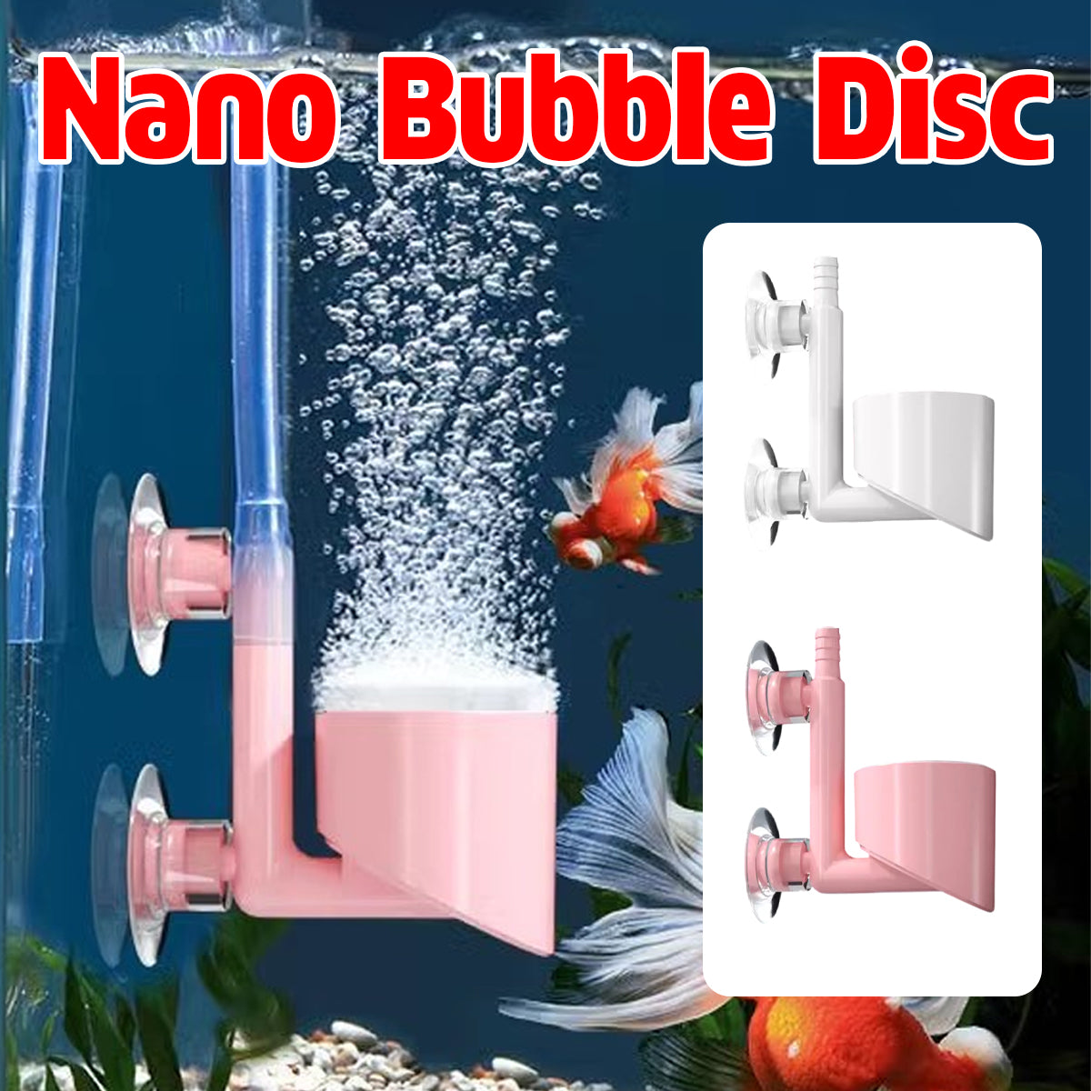 Aquarium Nano Bubble Plate Air Refiner for Fish Tanks