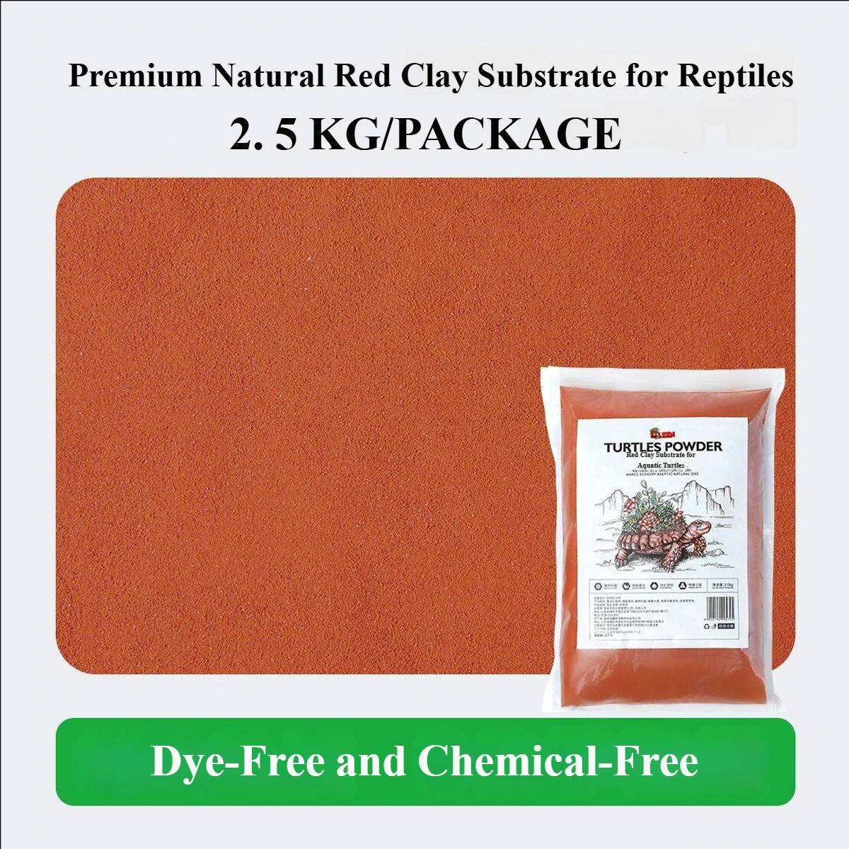 Natural Red Soil Reptile Bedding 2.5KG
