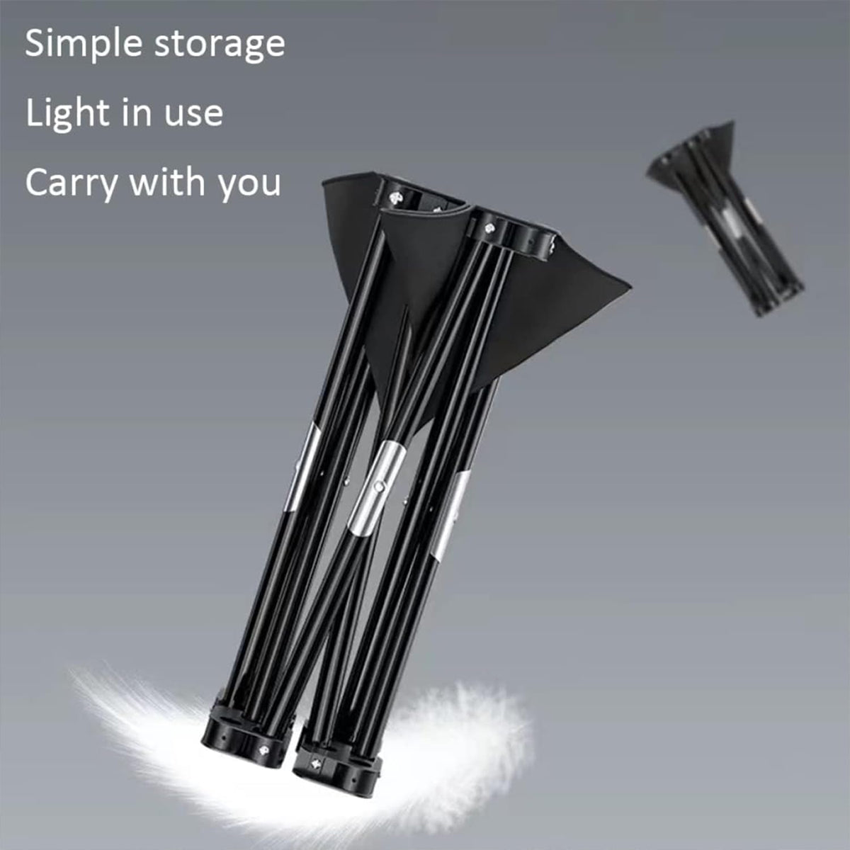 Compact Folding Camping Chair with Pocket and Carry Bag