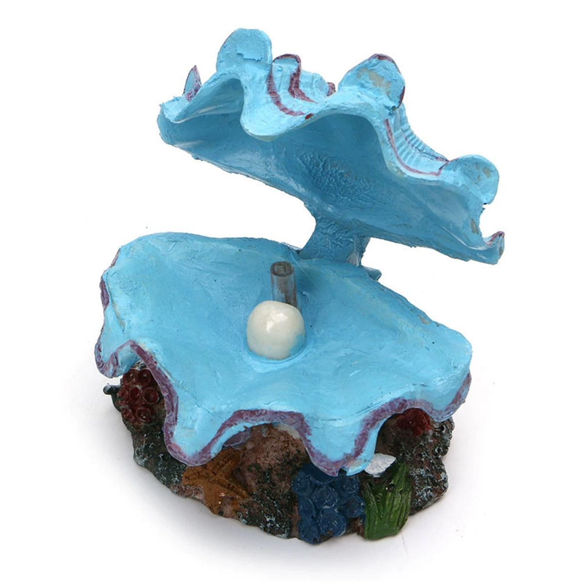 Animated Clam Shell Aquarium Ornament