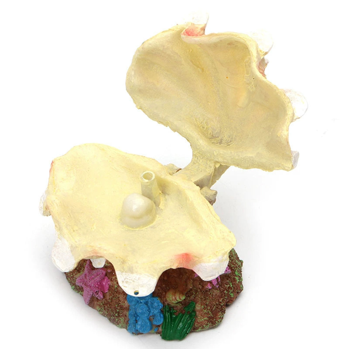 Animated Clam Shell Aquarium Ornament