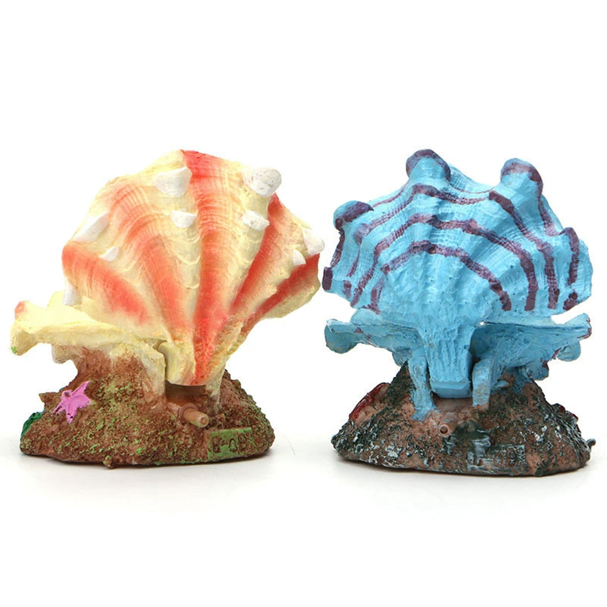 Animated Clam Shell Aquarium Ornament