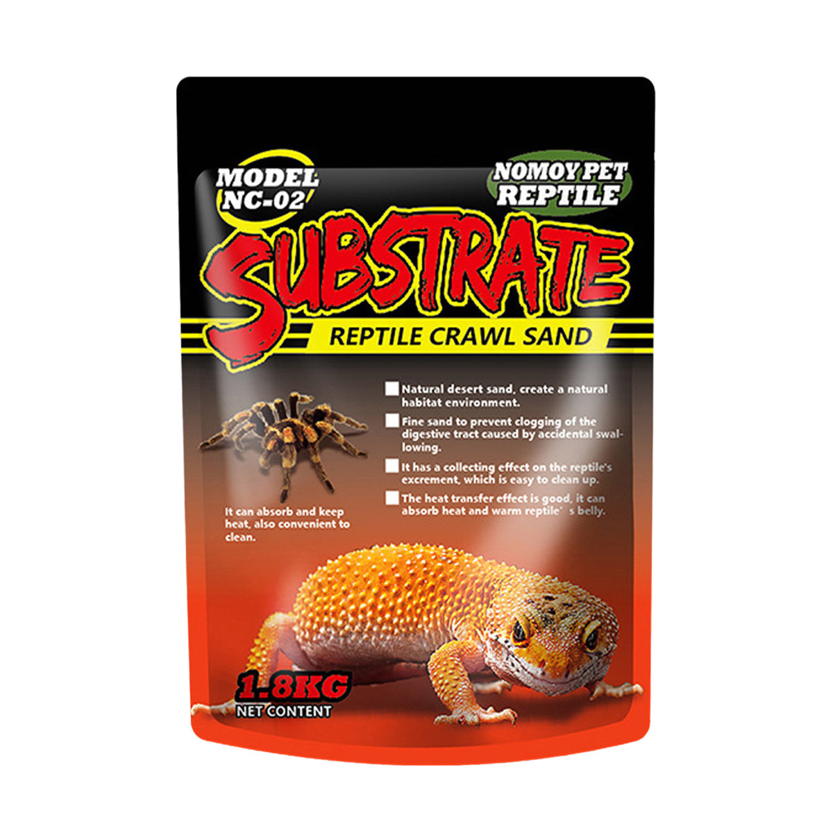 Pet Sand for Tortoises Snakes Lizards Spiders Multi-colour Reptile Habitat Decor