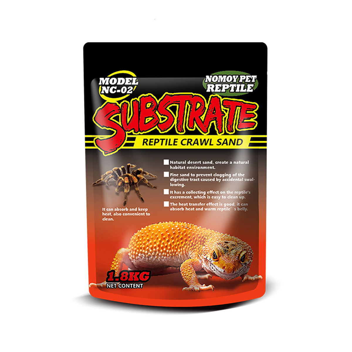 Pet Sand for Tortoises Snakes Lizards Spiders Multi-colour Reptile Habitat Decor
