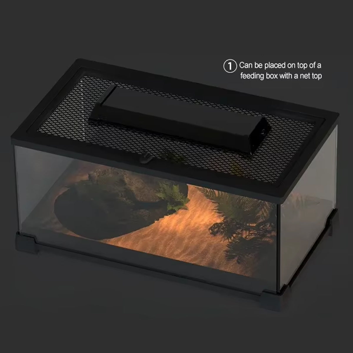 Adjustable Reptile UVB LED Light with Timer and UVA Support