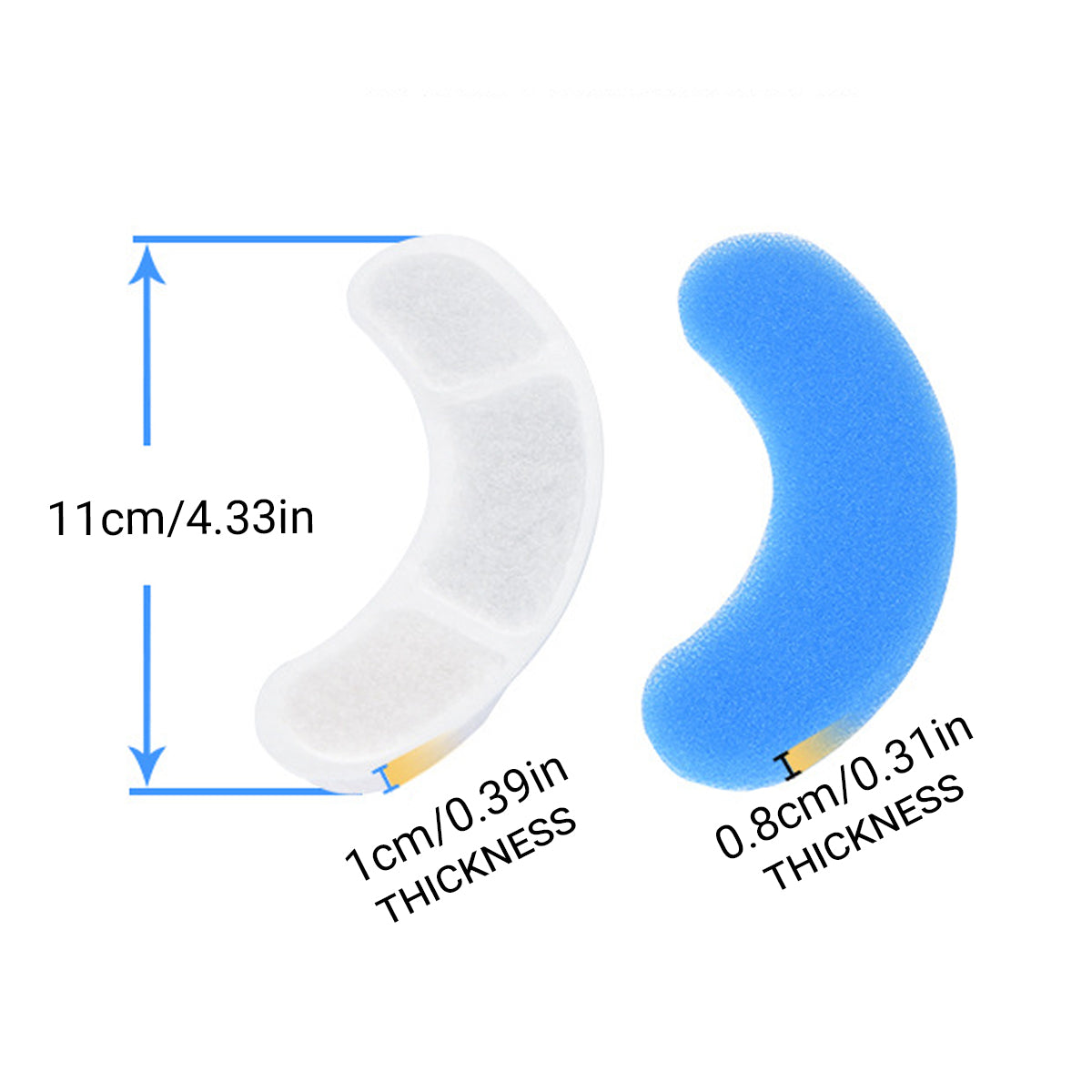 6PCS Cat Water Fountain Activated Carbon Replacement Filter for Pet Dog Drinking