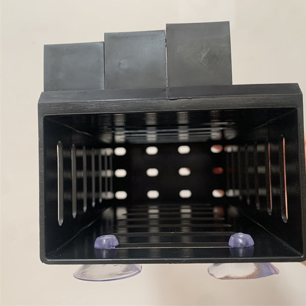 Aquarium Hydroponic Plant Holder Basket With Suction Cups And Hooks