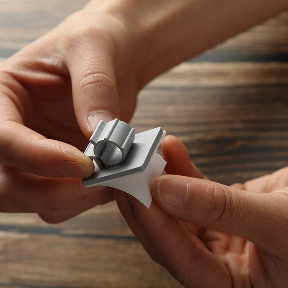 Plastic Pipe Clamps 10PCS Adhesive Clips for 1/4" Tube