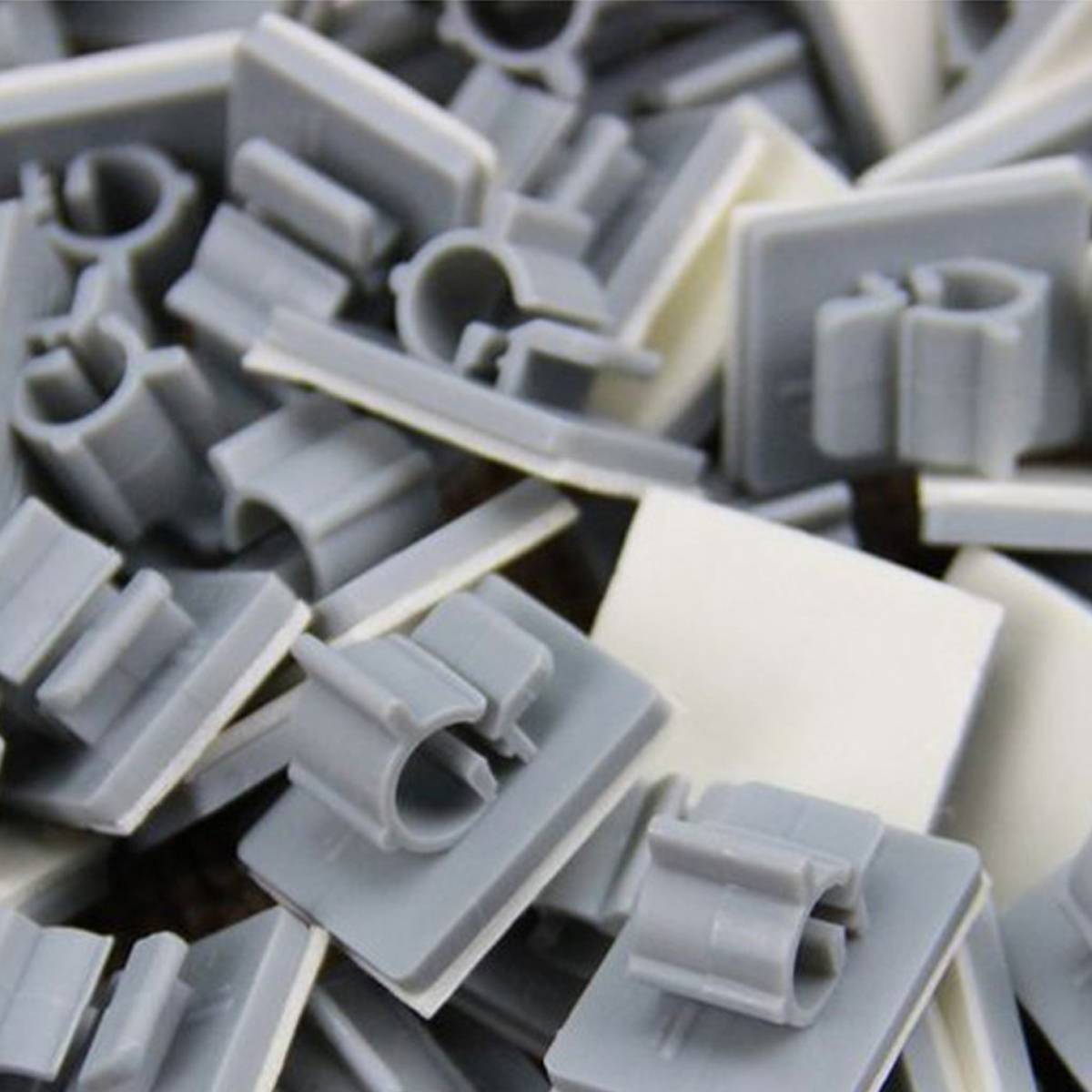Plastic Pipe Clamps 10PCS Adhesive Clips for 1/4" Tube