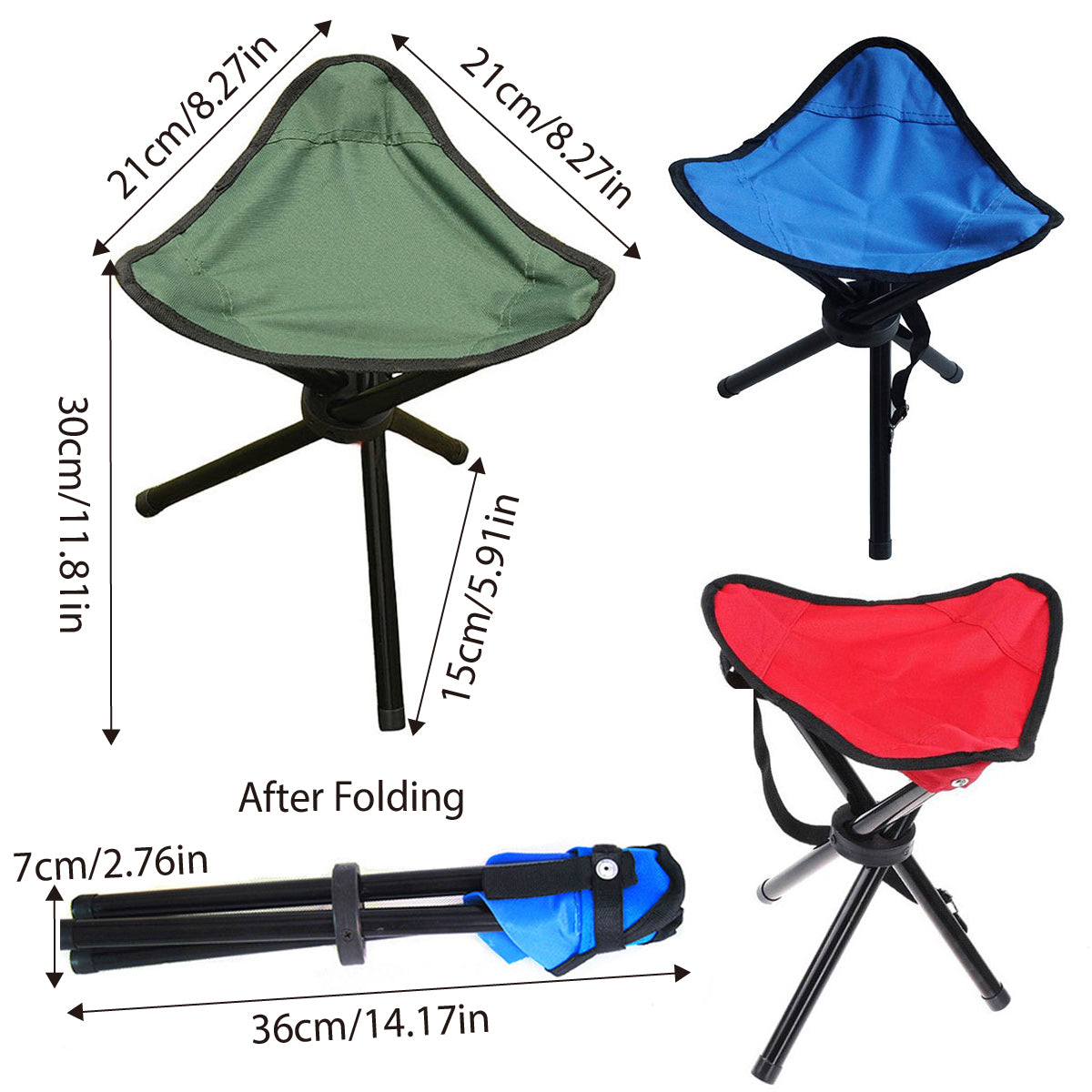 Folding Portable Beach Chair Lightweight Camping Stool