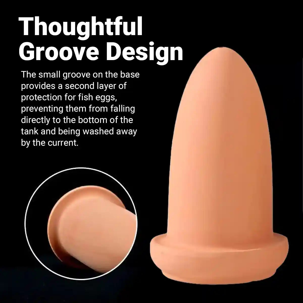 Discus Breeding Cone Clay Spawning Cone With Protective Guard For Aquarium Fish