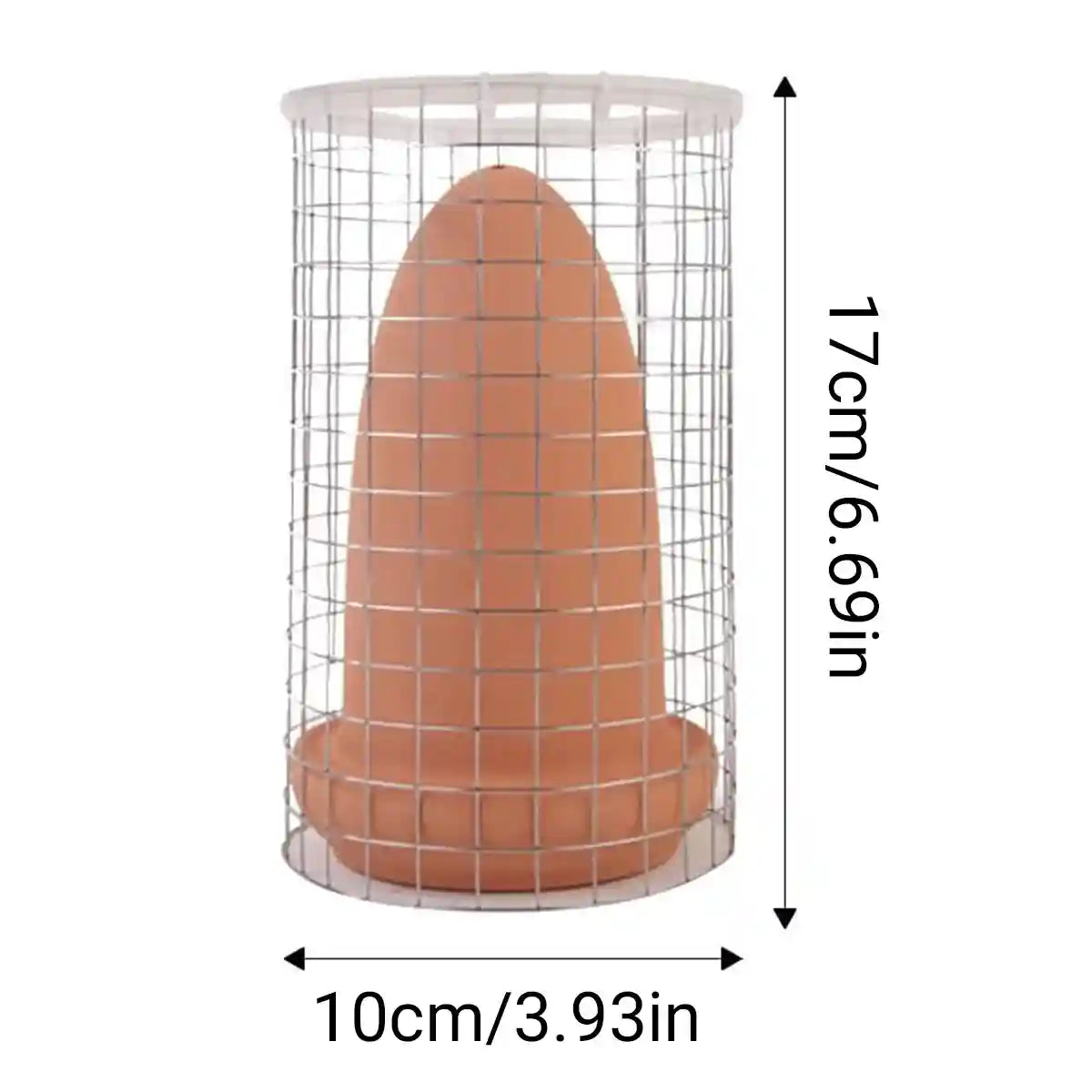 Discus Breeding Cone Clay Spawning Cone With Protective Guard For Aquarium Fish