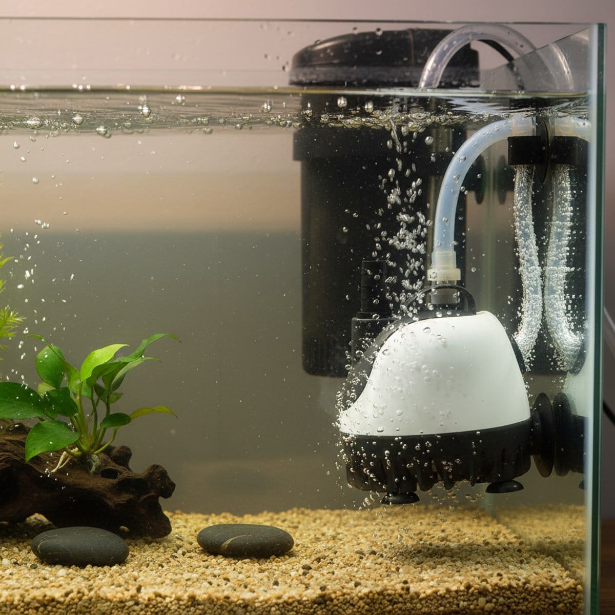 6W Aquarium Water Pump with 350L/h Flow Rate