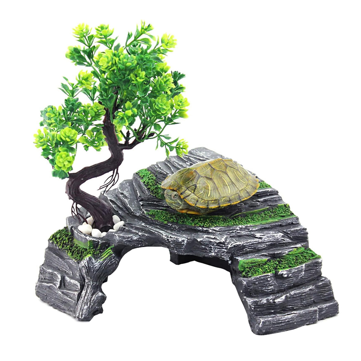 Reptile Hideout with Tree Decor