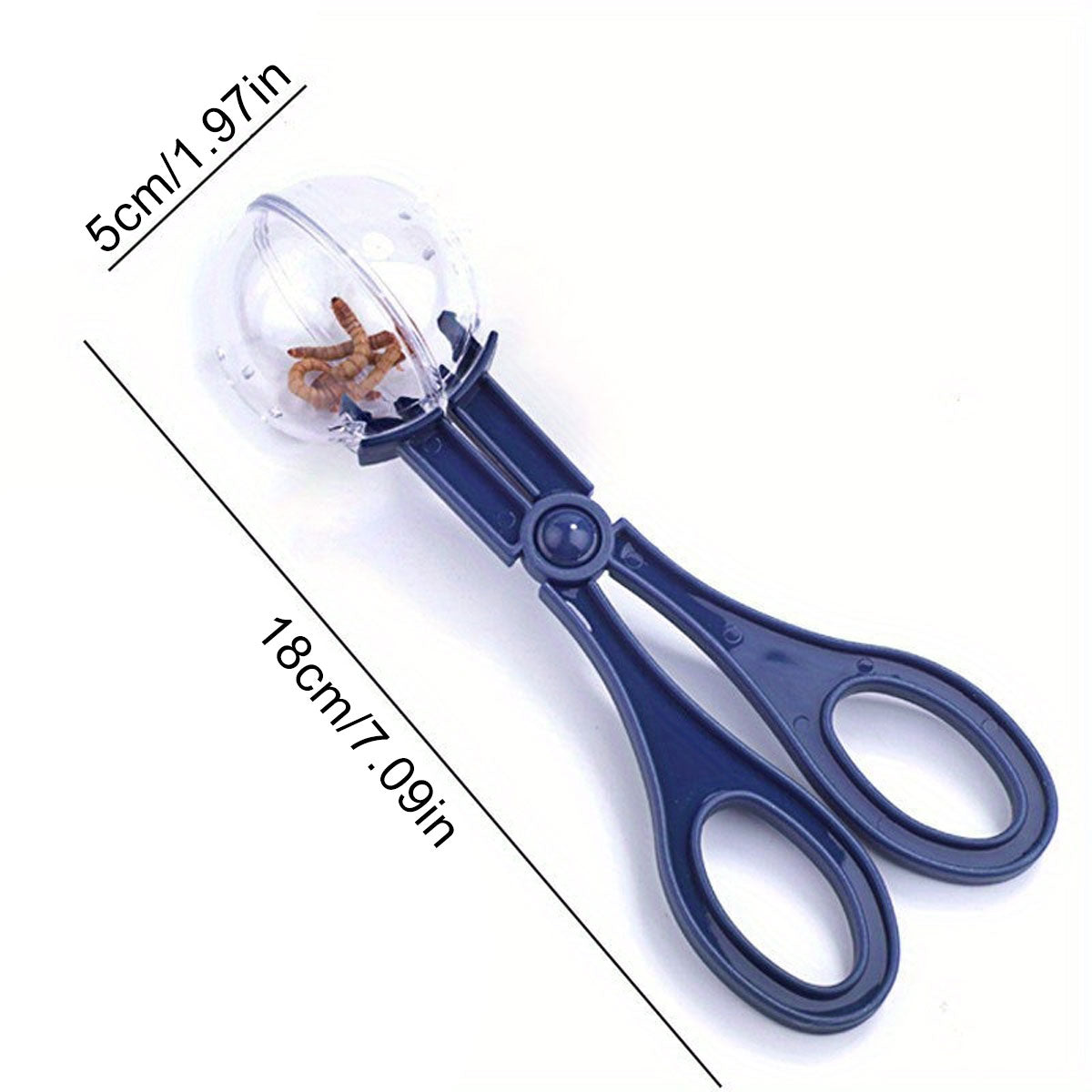 Pet Insect Catching Clip for Reptiles Cleaning Tool with Dome Cover