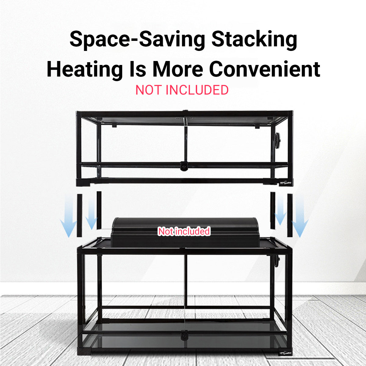 Glass Reptile Terrarium Habitat Enclosure