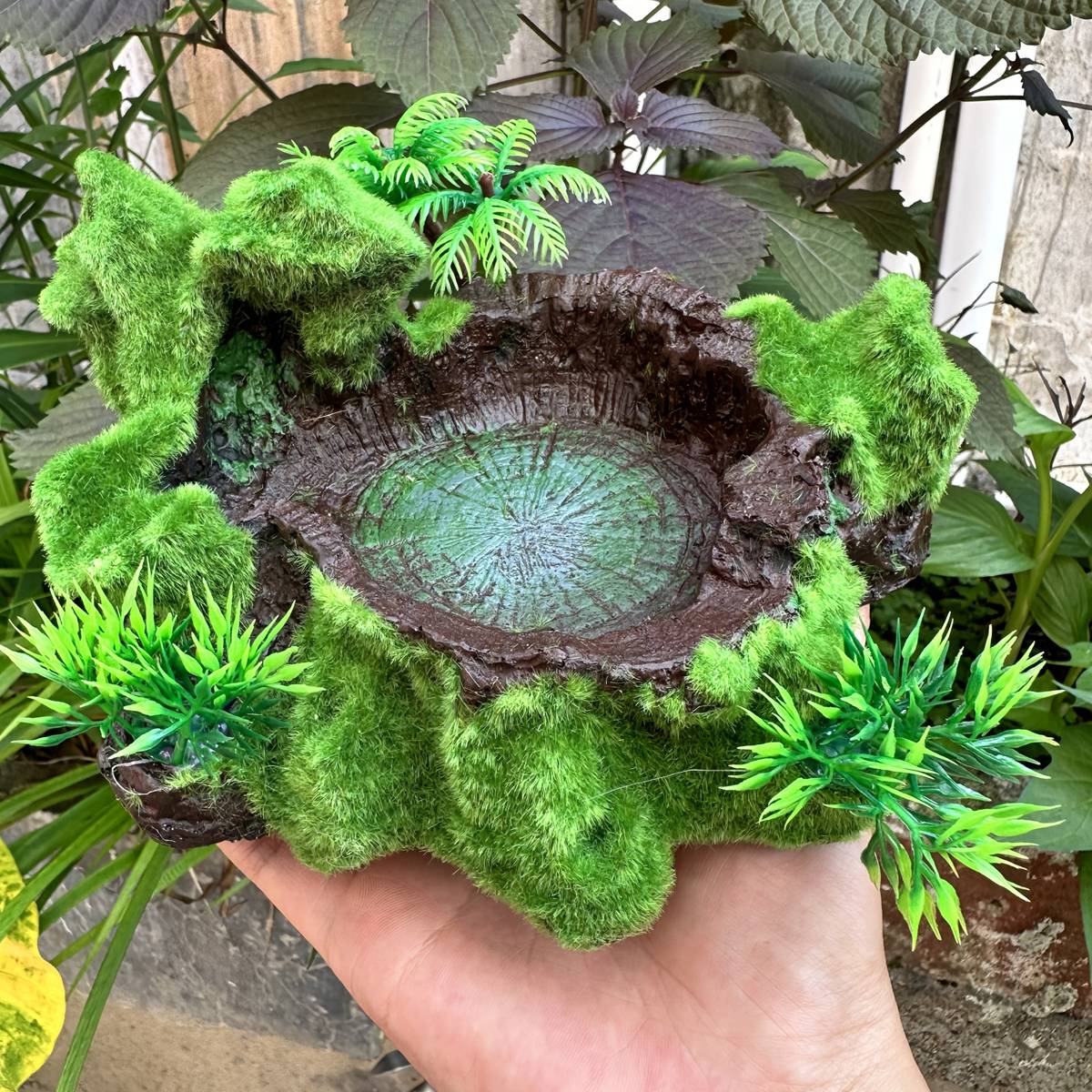 Reptile Feeding Bowl With Water Basin