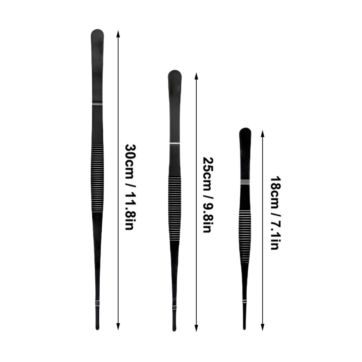 Stainless Steel Feeding Clip Forceps 3PCS Set For Reptiles