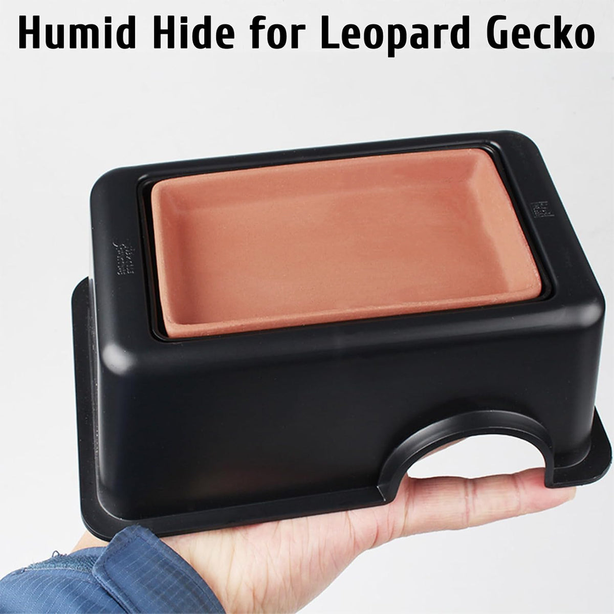 Reptile Hideout Cave Shelter With Ventilation For Lizards Geckos